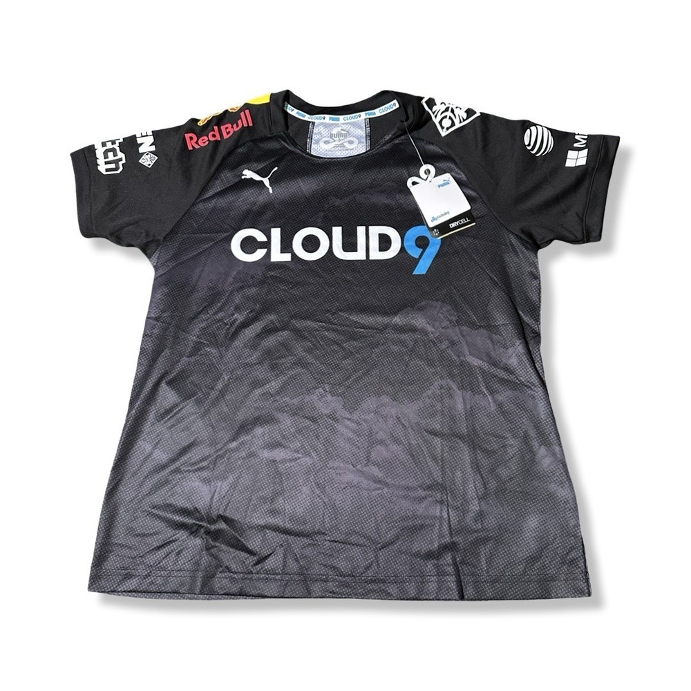 PUMA x CLOUD9 Clouds Game Day Jersey Drycell eSports MEN SIZE L 599035-01 NEW
